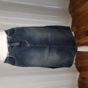 Womens denim skirt